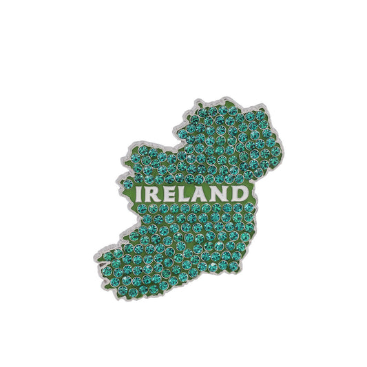 Ireland Map Crystal Magnet - Irish magnets