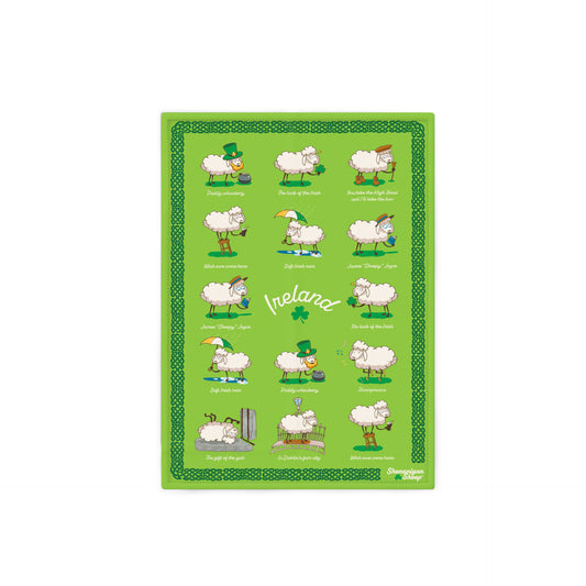 Shenanigan Sheep T Towel - Irish soft toys