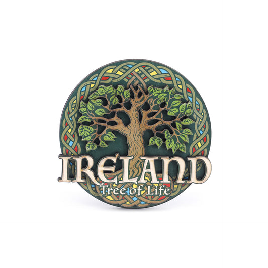 Ireland Tree of Life Wooden Magnet - Irish magnets