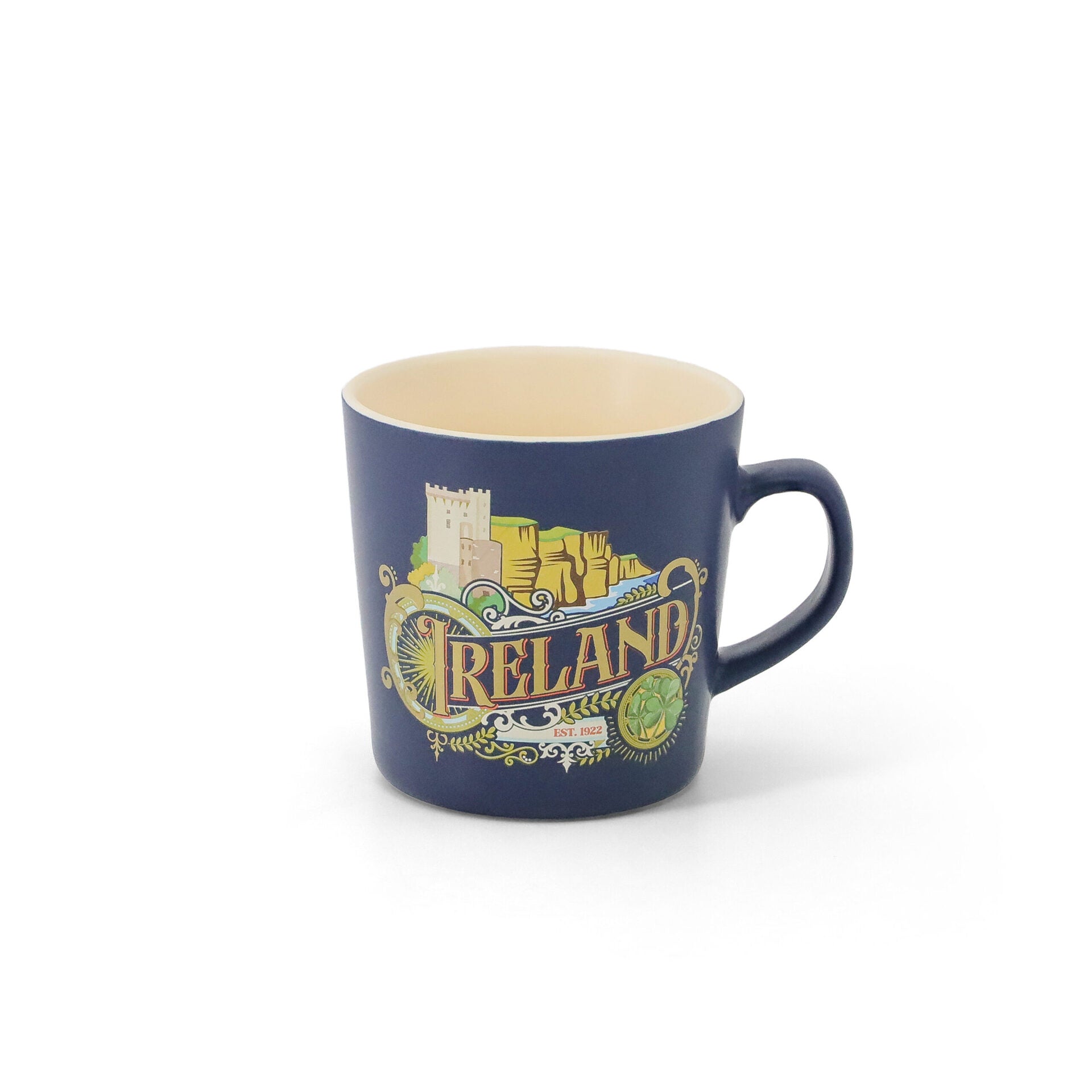 Vintage - Ireland Cliffs Blue Mug - Irish drinkware