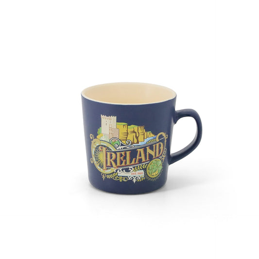 Vintage - Ireland Cliffs Blue Mug - Irish drinkware