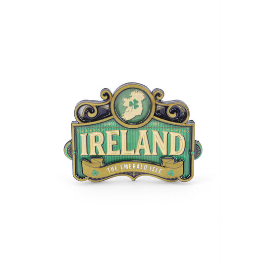 Vintage Ireland Map Green Magnet - Irish magnets
