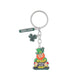 Crystal Leprecahun Crock of Gold Keyring - Irish keyrings