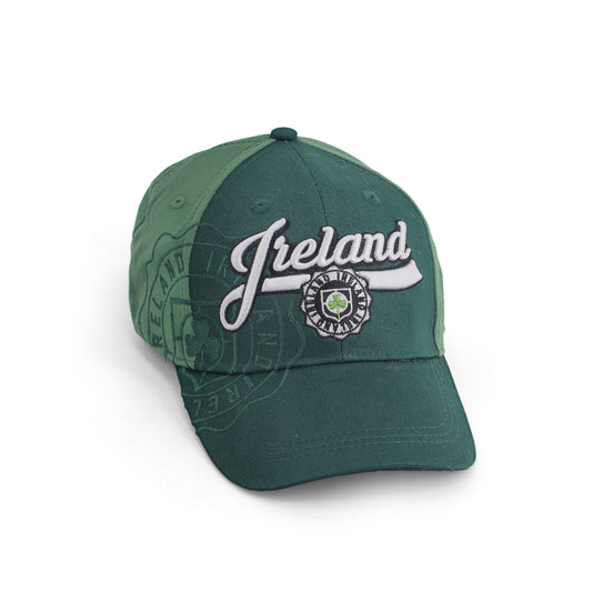 Ireland Crest Dark Green/Light Cap - Irish headwear