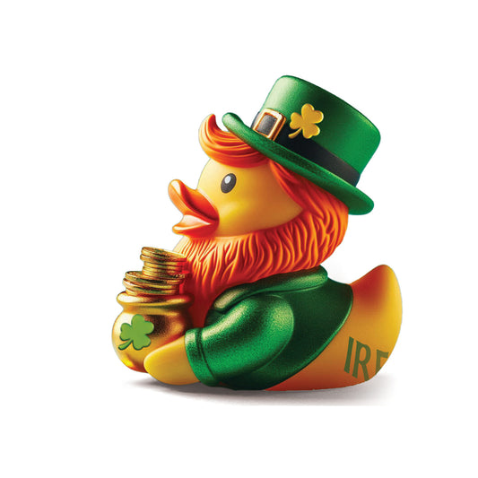 Leprechaun & Crock Rubber Duck - Irish novelty gifts