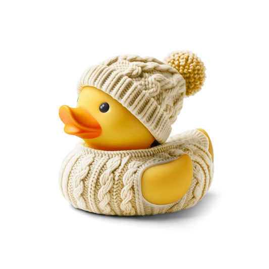 Aran Sweater Rubber Duck - Irish novelty gifts