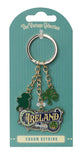 Vintage-Ireland Script Charm Keyring - Irish keyrings