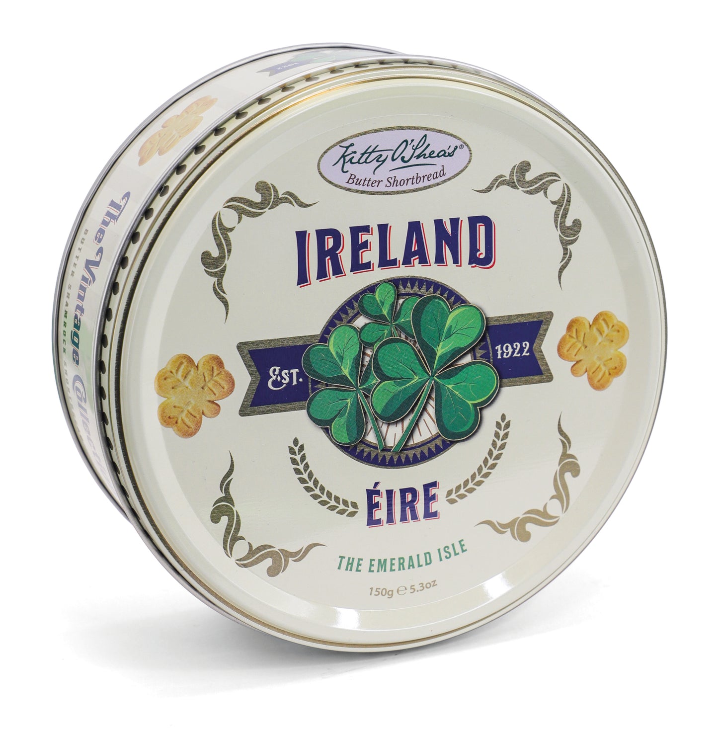 Vintage - Ireland Stripe Shortbread Tiin - Irish food & confectionery