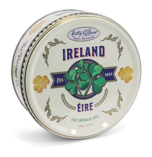 Vintage - Ireland Stripe Shortbread Tiin - Irish food & confectionery