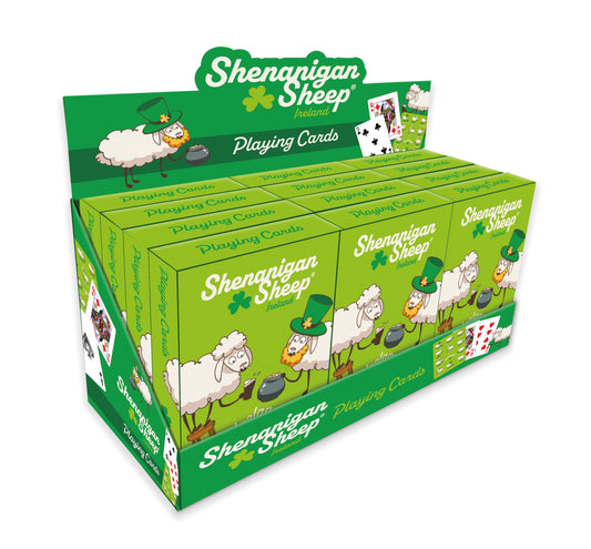 Shenanigan Sheep Playing Cards - Irish soft toys