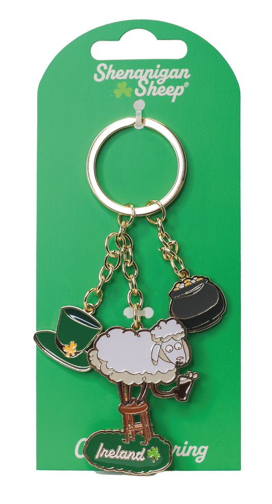 Shenanigan Sheep Luck of the Irish Keyri - Irish soft toys