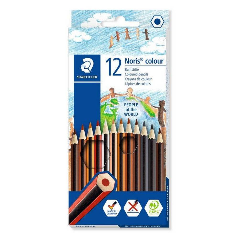 Staedtler - Noris People of The World Colouring Pencils - Box of 12
