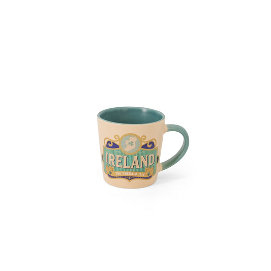 Cream Vintage Espresso Mug - Irish drinkware