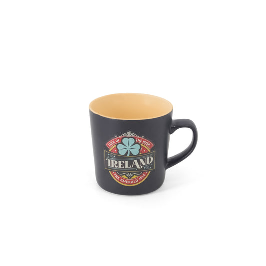 Ireland Luck of the Irish Black Mug - Irish drinkware