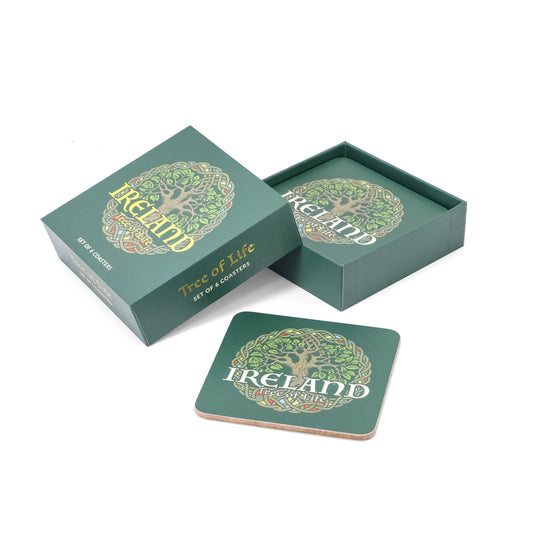 Tree of Life set 6 Coasters - Irish tableware