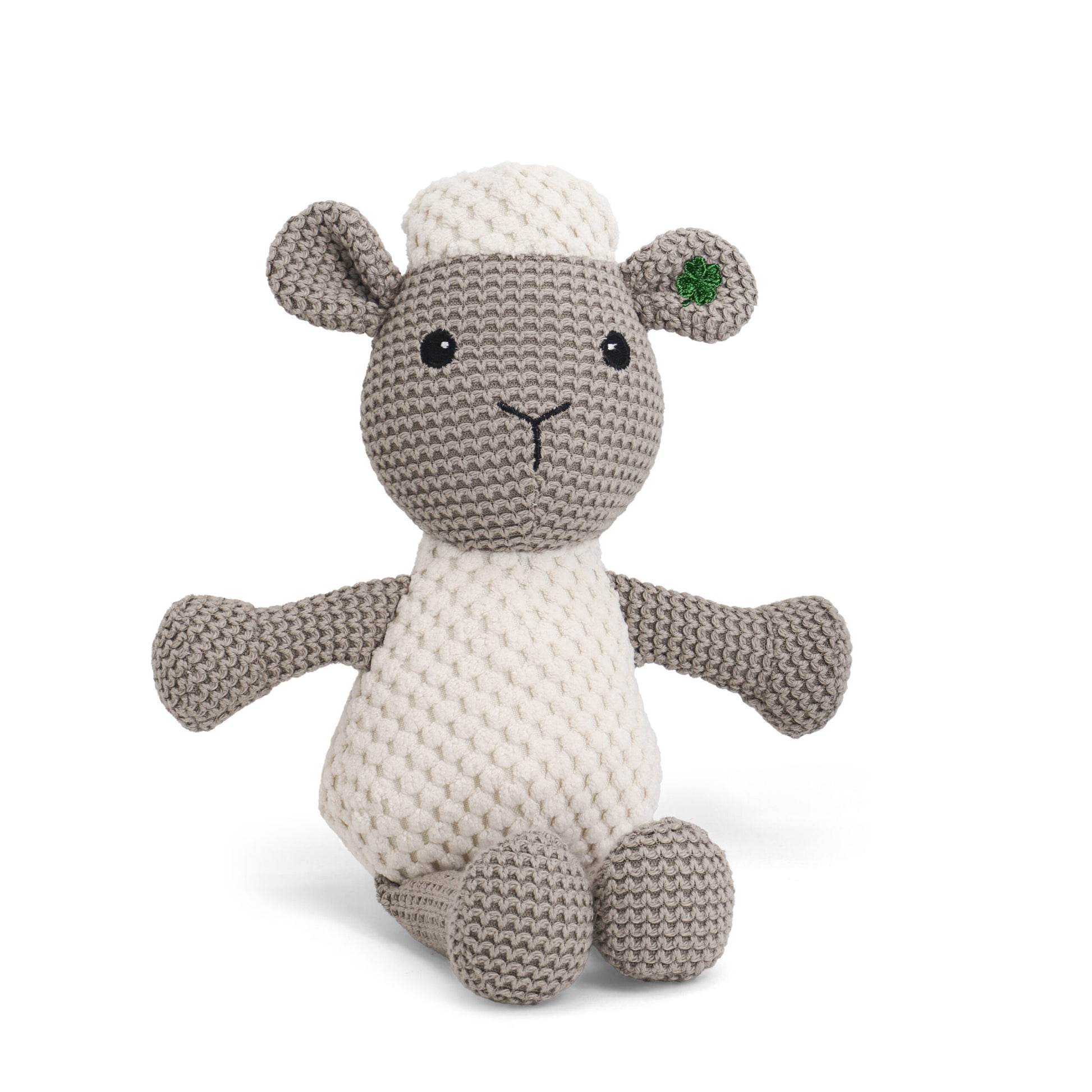Lambkin 8" Grey Face Lamb Knitted Body - Irish soft toys