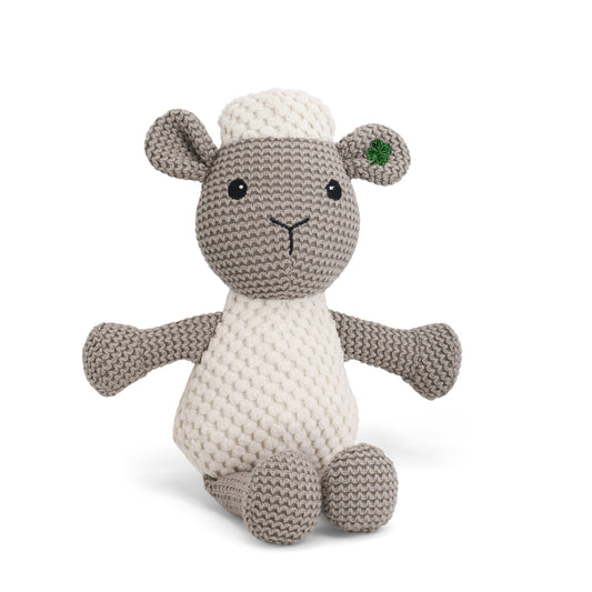 Lambkin 8" Grey Face Lamb Knitted Body - Irish soft toys