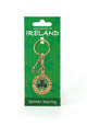 Shamrock spinner keyring - Irish keyrings