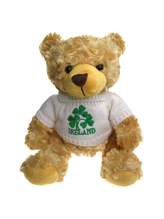 Traditional Bear White Rory Small - Irish soft toys