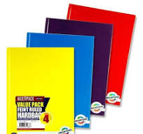 Premto A4 160pg Hardback 4pk -Asst