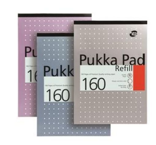 PUKKA REFILL PAD A4 160PG