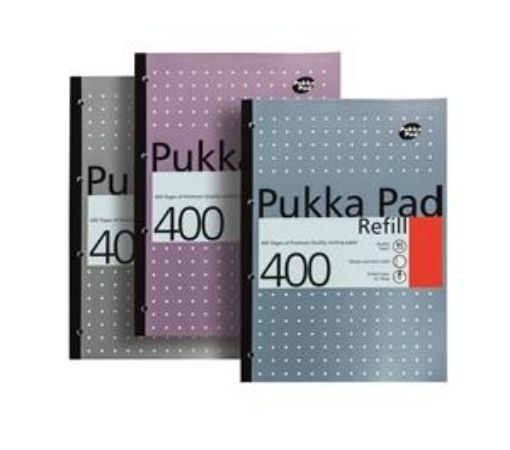 PUKKA REFILL PAD A4 400PG