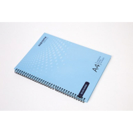 A4 Spiral Visual Aid 140pg - Blue