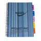 Supreme A4 Project Book 5 Tab 200pg - Stripe