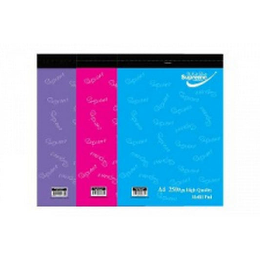 A4 Refill Pad Top Bound 250pg - Bright