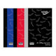 A4 Refill Pad Side Bound - 250pg - Blue/Black/Red