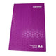 Supreme A4 Hardback Purple Geo- 160 page (Single)