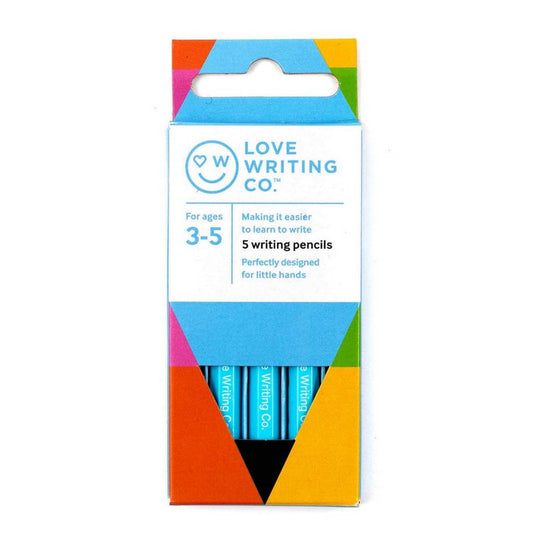 Love Writing Co - 5 Writing Pencils - 2B