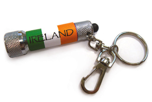 Flag Torch Keyring - Irish keyrings