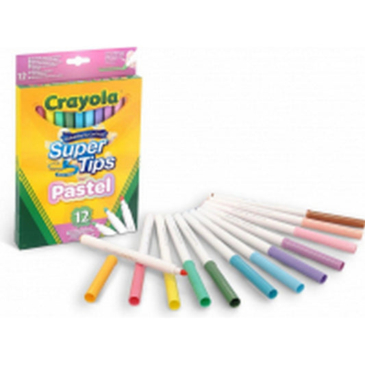 Crayola Super Tips 12 Pack Pastel