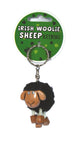 Black Pom Pom Sheep Keyring - Irish keyrings