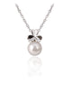 Shamrock Top Pearl Pendant - Irish jewellery