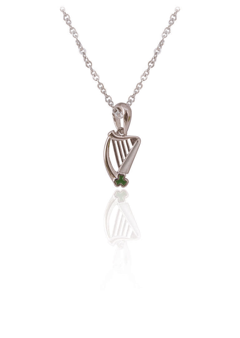 Mini Harp Pendant - Irish jewellery