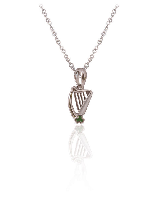 Mini Harp Pendant - Irish jewellery
