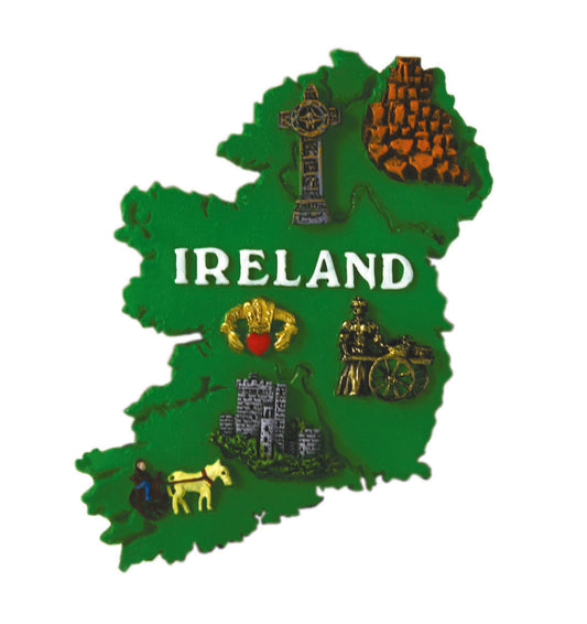 Ireland Map Magnet - Irish magnets