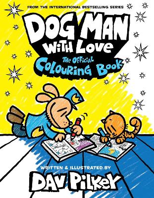 Dog Man With Love: Colouring book
