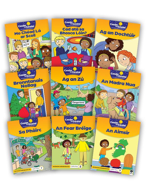 Cosán na Gealaí JUNIOR INFANTS Fiction Reader PACK of 9