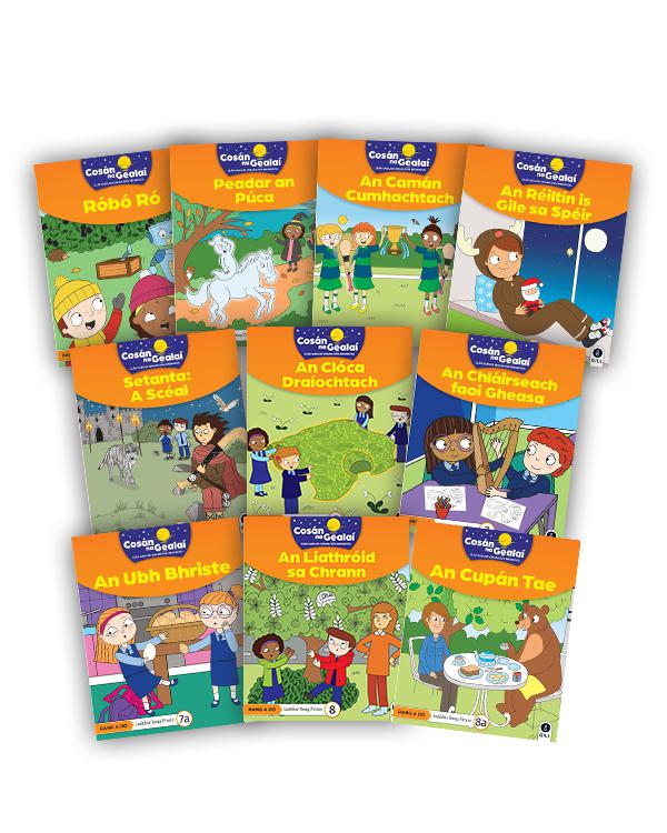 Cosán na Gealaí 2ND CLASS Fiction Reader PACK of 10