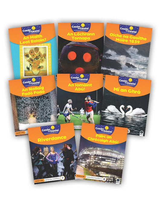 Cosán na Gealaí 2ND CLASS Non-fiction Reader PACK of 8