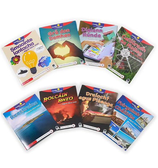 Cosán na Gealaí 5TH CLASS Non-fiction Reader PACK of 8