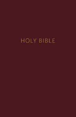 NKJV, Pew Bible, Hardcover, Burgundy, Red Letter, Comfort Print: Holy Bible, New King James Version