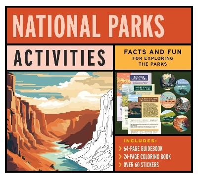 National Parks Activities Kit: Facts and Fun for Exploring the Parks - Includes: 64-page Guidebook, 24-page Coloring Book, over 60 Stickers