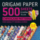 Origami Paper 500 sheets Chiyogami Designs 6 inch 15cm: High-Quality Origami Sheets Printed with 12 Different Designs: Instructions for 8 Projects Included