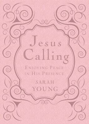 Jesus Calling, Pink Leathersoft, with Scripture References: Enjoying Peace in His Presence (A 365-Day Devotional) - The Perfect Christian Lent and Easter Gift for Women