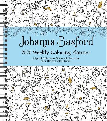 Johanna Basford 12-Month 2026 Weekly Coloring Calendar