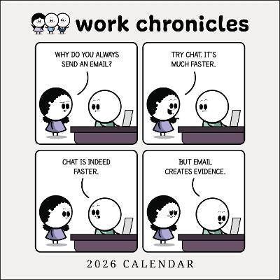 Work Chronicles 2026 Wall Calendar